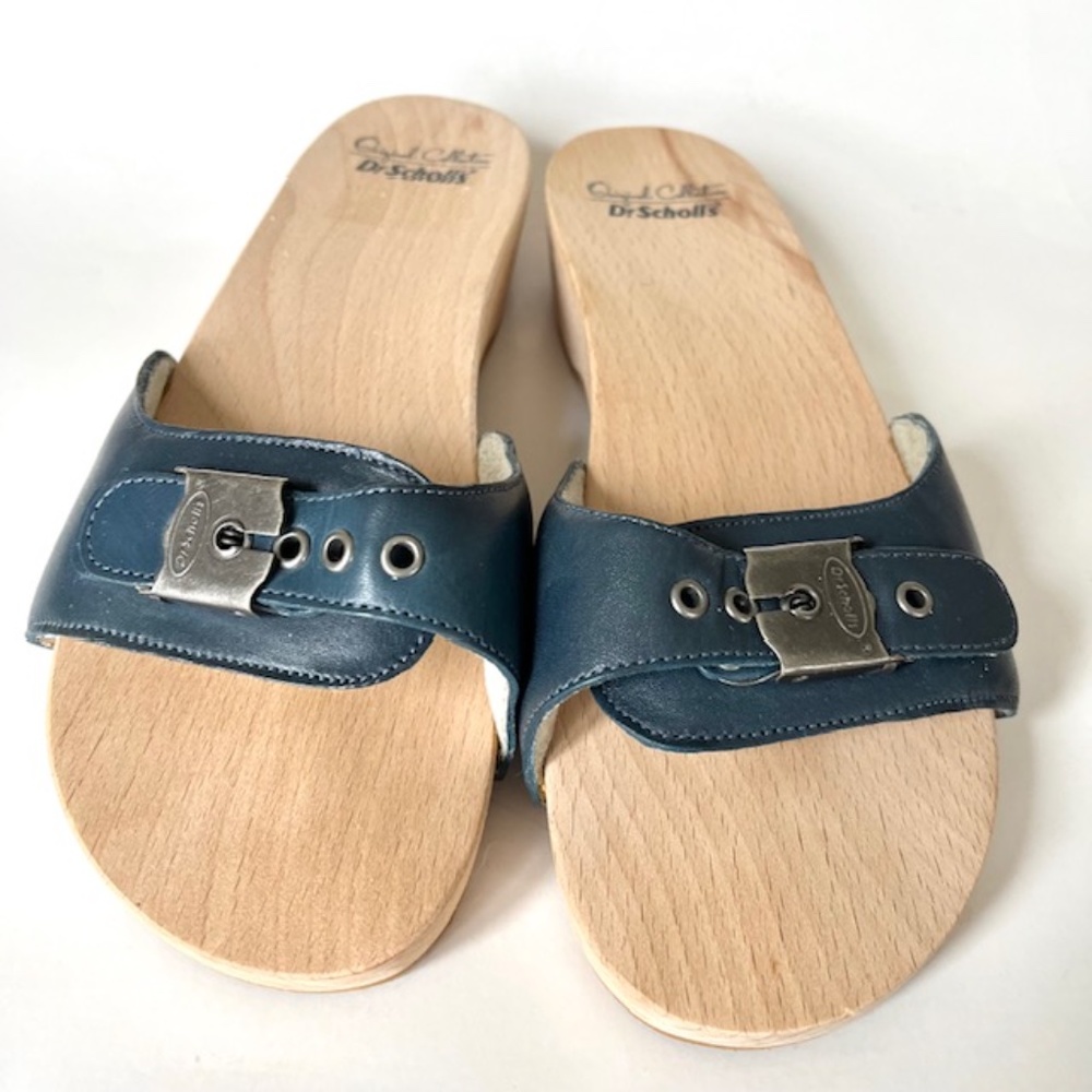 dr scholls wooden shoes